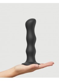 Черная насадка Strap-On-Me Dildo Geisha Balls size XL - Strap-on-me - купить с доставкой в Ельце