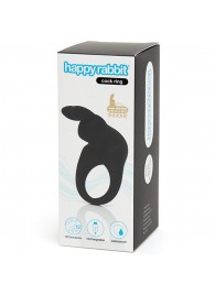 Черное эрекционное виброкольцо Happy Rabbit Rechargeable Rabbit Cock Ring - Happy Rabbit - в Ельце купить с доставкой