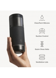 Черный мастурбатор с контролем всасывания Arcwave Pow Stroker - Arcwave - в Ельце купить с доставкой