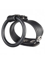 Двойное кольцо выносливости на пенис DUAL STAMINA RING - BlueLine - в Ельце купить с доставкой
