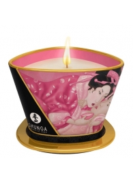 Массажная свеча Rose Petals с ароматом розы - 170 мл. - Shunga - купить с доставкой в Ельце