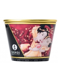 Массажная  свеча Sparkling Strawberry Wine с ароматом клубничного вина - 170 мл. - Shunga - купить с доставкой в Ельце