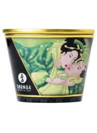 Массажная свеча Exotic Green Tea с ароматом зелёного чая - 170 мл. - Shunga - купить с доставкой в Ельце