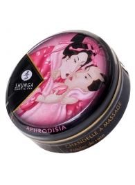 Массажная свеча Rose Petals с ароматом розы - 30 мл. - Shunga - купить с доставкой в Ельце