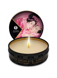 Массажная свеча Rose Petals с ароматом розы - 30 мл. - Shunga - купить с доставкой в Ельце