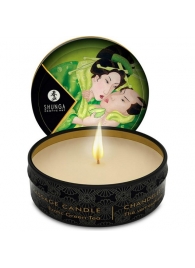 Массажная свеча Exotic Green Tea с ароматом зелёного чая - 30 мл. - Shunga - купить с доставкой в Ельце
