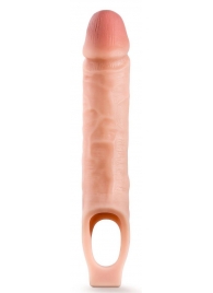 Телесная насадка на пенис 10 Inch Cock Sheath Extender - 25 см. - Blush Novelties - в Ельце купить с доставкой