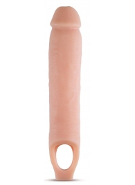 Телесная насадка на пенис 11.5 Inch Cock Sheath Penis Extender - 29,2 см. - Blush Novelties - в Ельце купить с доставкой