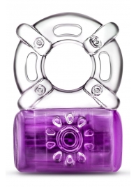 Фиолетовое эрекционное виброкольцо One Night Stand Vibrating C-Ring - Blush Novelties - в Ельце купить с доставкой