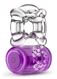 Фиолетовое эрекционное виброкольцо One Night Stand Vibrating C-Ring - Blush Novelties - в Ельце купить с доставкой