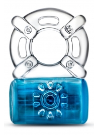 Синее эрекционное виброкольцо One Night Stand Vibrating C-Ring - Blush Novelties - в Ельце купить с доставкой