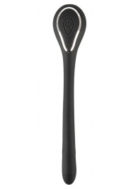 Черный гибкий уретральный стимулятор с вибрацией Vibrating Bendable Dilator - 13,5 см. - Orion - купить с доставкой в Ельце