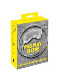 Прозрачная насадка на пенис Piss Play Sleeve для игр с мочеиспусканием - Orion - купить с доставкой в Ельце