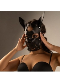 Черная маска  Собака  с ушками - Crazy Handmade - купить с доставкой в Ельце