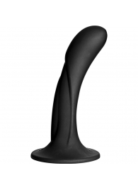 Черная изогнутая насадка Vac-U-Lock G-Spot - 16,5 см. - Doc Johnson - купить с доставкой в Ельце
