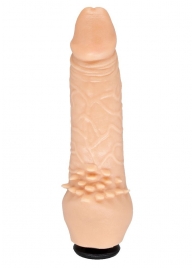 Телесная насадка-фаллос с шипами для массажа клитора - 17,8 см. - LOVETOY (А-Полимер) - купить с доставкой в Ельце
