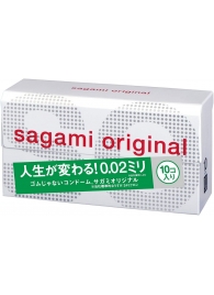 Ультратонкие презервативы Sagami Original 0.02 - 10 шт. - Sagami - купить с доставкой в Ельце