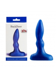 Синий анальный стимулятор Beginners p-spot massager - 11 см. - Lola Games - в Ельце купить с доставкой