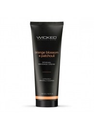 Массажный легкий крем WICKED Orange Blossom plus Patchouli - 120 мл. - Wicked - купить с доставкой в Ельце