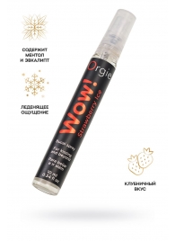 Оральный спрей ORGIE Wow! Strawberry Ice Blowjob Spray с охлаждающим и возбуждающим эффектом - 10 мл. - ORGIE - купить с доставкой в Ельце