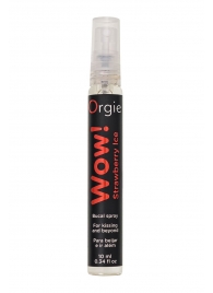 Оральный спрей ORGIE Wow! Strawberry Ice Blowjob Spray с охлаждающим и возбуждающим эффектом - 10 мл. - ORGIE - купить с доставкой в Ельце