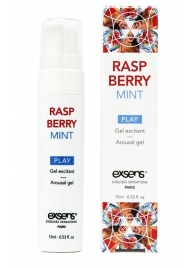 Возбуждающий гель Raspberry Mint с ароматом малины и мяты - 15 мл. - Exsens - купить с доставкой в Ельце