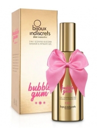 Гель с ароматом жвачки Bubblegum 2-in-1 Scented Silicone Massage And Intimate Gel - 100 мл. - Bijoux Indiscrets - купить с доставкой в Ельце
