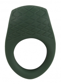 Зеленое эрекционное виброкольцо Luxurious Vibro Cock Ring - Orion - в Ельце купить с доставкой