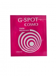Стимулирующий интимный крем для женщин Cosmo G-spot - 2 гр. - Биоритм - купить с доставкой в Ельце