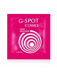 Стимулирующий интимный крем для женщин Cosmo G-spot - 2 гр. - Биоритм - купить с доставкой в Ельце