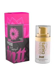 Возбуждающий гель Golden Chups с малиновым ароматом - 17 мл. - INTT - купить с доставкой в Ельце