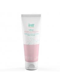 Лубрикант на водной основе Vibe Sensation с клубничным вкусом и легким вибрирующим эффектом - 50 гр. - INTT - купить с доставкой в Ельце