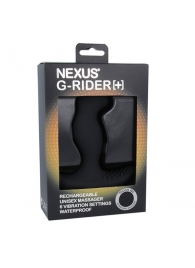 Черный вибромассажер простаты Nexus G-Rider+ - 12,6 см. - Nexus Range - в Ельце купить с доставкой