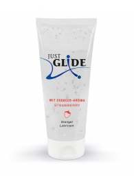 Лубрикант на водной основе Just Glide Strawberry с ароматом клубники - 200 мл. - Orion - купить с доставкой в Ельце