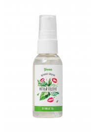 Съедобная гель-смазка Yovee «Мятный поцелуй» с Д-пантенолом и вкусом мяты - 50 мл. - ToyFa - купить с доставкой в Ельце