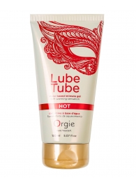 Интимный гель на водной основе Lube Tube Hot с разогревающим эффектом - 150 мл. - ORGIE - купить с доставкой в Ельце