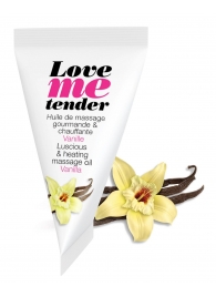 Съедобное согревающее массажное масло Love Me Tender Vanilla с ароматом ванили - 10 мл. - Love to Love - купить с доставкой в Ельце