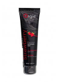 Интимный гель на водной основе Lube Tube Strawberry с клубничным вкусом - 100 мл. - ORGIE - купить с доставкой в Ельце