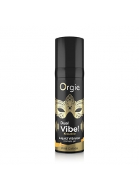 Съедобный гель Dual Vibe Pina Colada с эффектом вибрации и вкусом коктейля пина колада - 15 мл. - ORGIE - купить с доставкой в Ельце