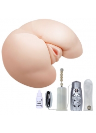 Вибрирующий мастурбатор-попка с ротацией и пультом управления - Baile - в Ельце купить с доставкой