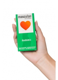 Презервативы анатомической формы Masculan Anatomic - 10 шт. - Masculan - купить с доставкой в Ельце