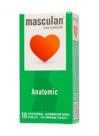 Презервативы анатомической формы Masculan Anatomic - 10 шт. - Masculan - купить с доставкой в Ельце
