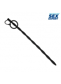 Черный стимулятор уретры Sex Expert - Sex Expert - купить с доставкой в Ельце