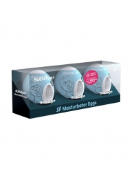 Набор из 3 мастурбаторов-яиц Satisfyer Savage - Satisfyer - в Ельце купить с доставкой