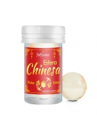 Интимный гель Chinesa Esfera с охлаждающе-пульсирующим эффектом (2 шарика по 3 гр.) - HotFlowers - купить с доставкой в Ельце