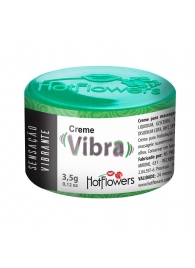 Возбуждающий крем Vibra с эффектом вибрации - 3,5 гр. - HotFlowers - купить с доставкой в Ельце