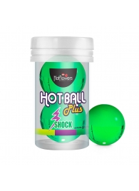 Лубрикант на силиконовой основе Hot Ball Plus с покалывающим эффектом (2 шарика по 3 гр.) - HotFlowers - купить с доставкой в Ельце