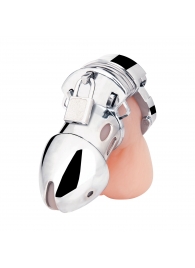 Клетка на пенис из металла Obedience Cock Cage - BlueLine - купить с доставкой в Ельце