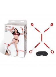 Красная фиксация на матрас Classic Bedspreader - Lux Fetish - купить с доставкой в Ельце