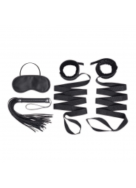Эротический набор 4PC Bondage Bed Strap   Flogger Kit - Lux Fetish - купить с доставкой в Ельце